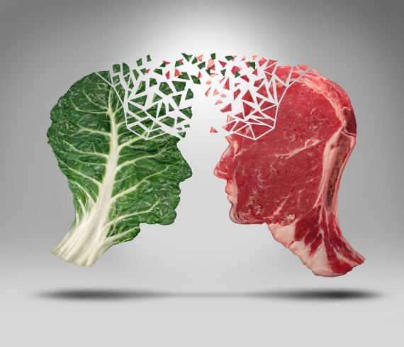 Gastro-Monitor Vegan versus Meat