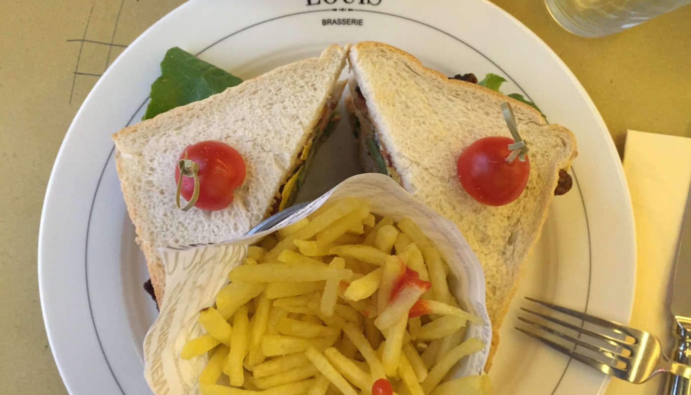 Club Sandwich in der Brasserie