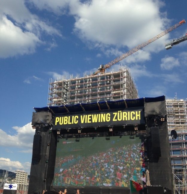 PublicViewing in Zürich EM