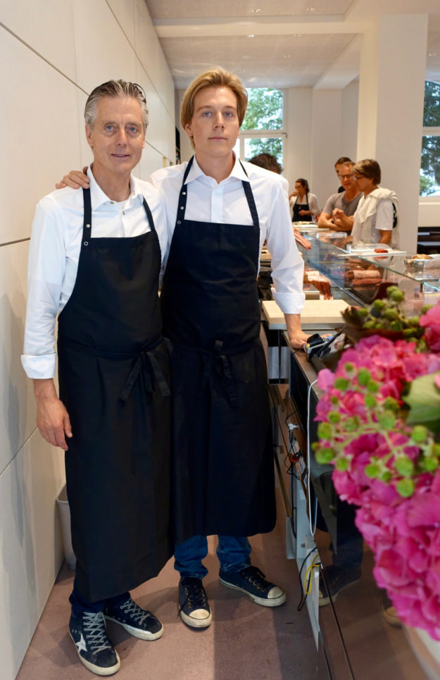 Ludwig und David Hatecke in der Bacharia Alpina in Zürich