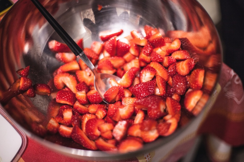 Erdbeeren Küchentricks