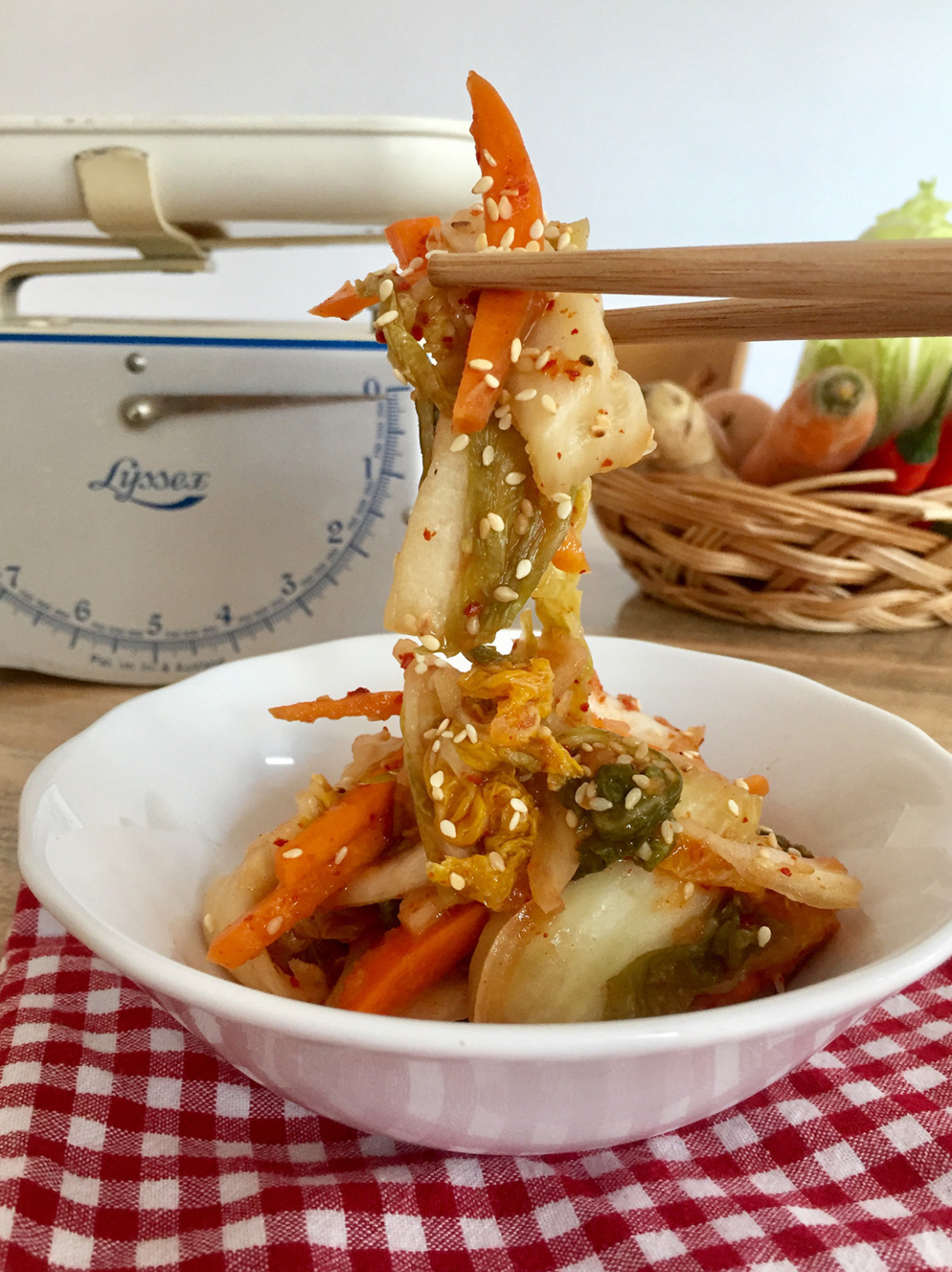 So sieht das fertige Kimchi bei Sherly aus. Mmmhh! Foto: Sherly's Kitchen