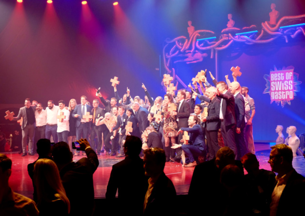 Die Award-Gewinner an der diesjährigen Best of Swiss Gastro Award Night. Foto: Lunchgate/Anna