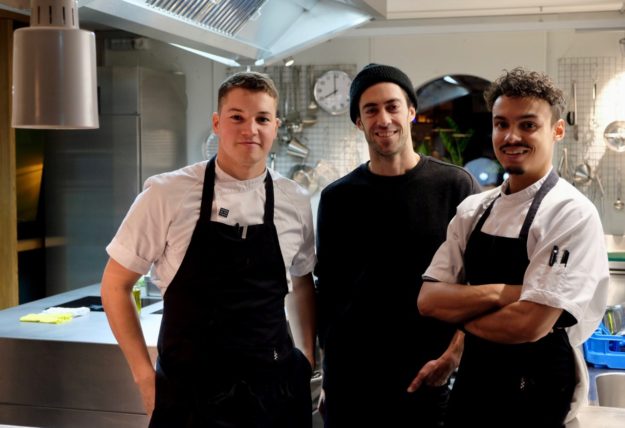 Die Macher des neueröffneten Riders in Laax: Gourmet und Greenstyle garantiert! Foto: Lunchgate/Anna