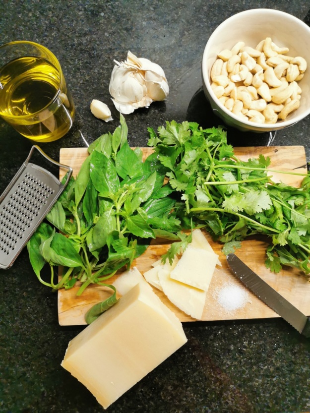 Pesto Zutaten