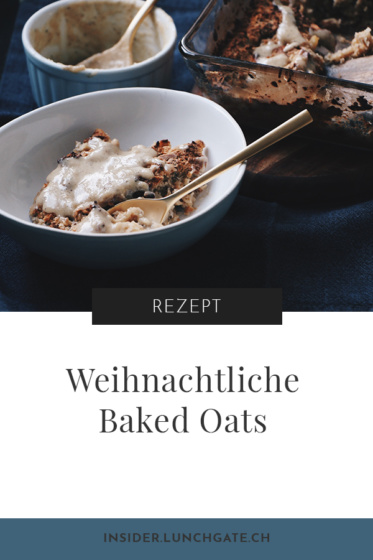 Weihnachtliche Baked Oats [Rezept]