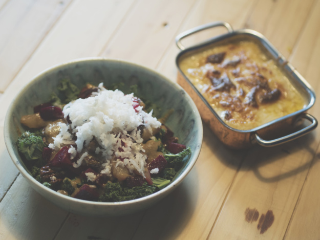 recipe-pasta-raclette-cheese-with-salad