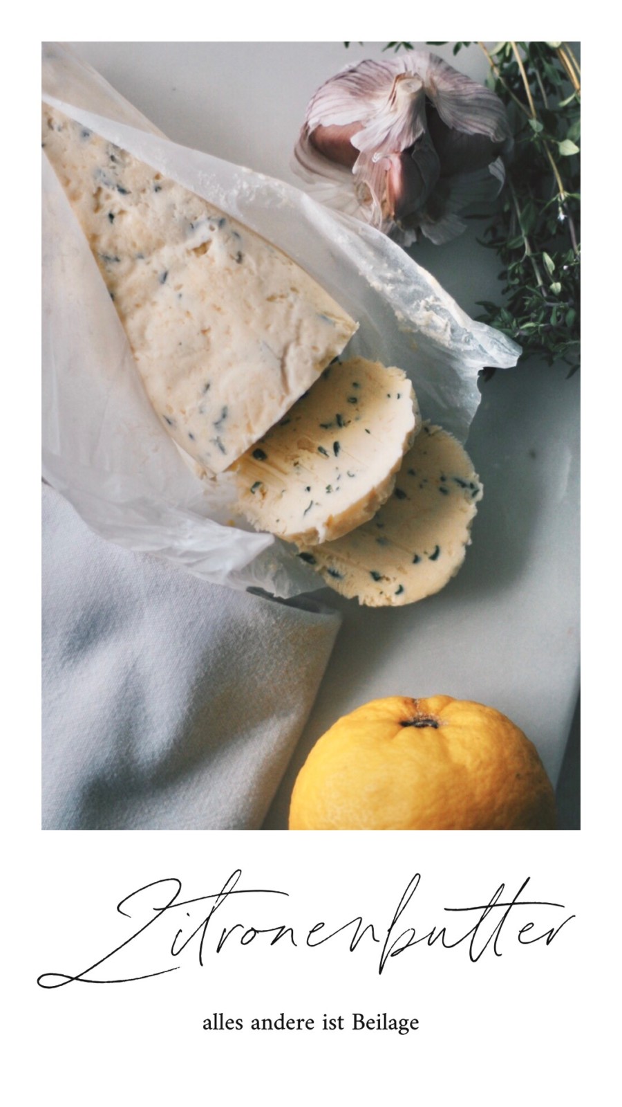 Zitronenbutter – alles andere ist Beilage