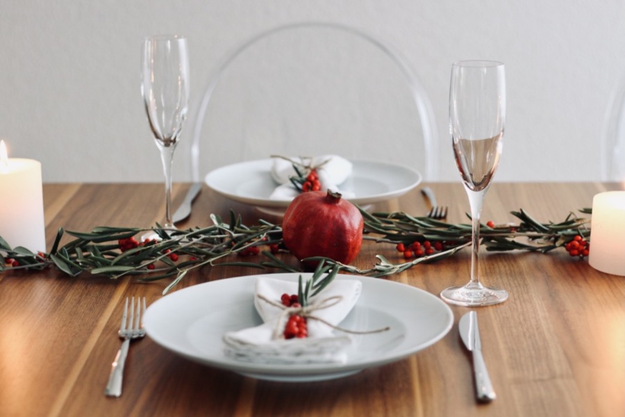 Tischlein deck dich: Weihnachtliche Tischdeko